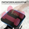 SET 8 MANUBRI PESI ESAGONALI ANTISCIVOLO CON SUPPORTO, IN METALLO E PLASTICA, MULTICOLORE