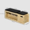 PANCA MULTIFUNZIONE CON SCHIENALE REGOLABILE, VANO CONTENITORE, RACK PER PESI ED ELASTICI, LEGNO