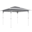 Gazebo Pieghevole Gazebo da Giardino Pop Up, 3.5x3.5 m, Grigio Scuro