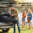 Gazebo Pieghevole Gazebo da Giardino Pop Up, 3.5x3.5 m, Grigio Scuro