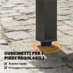 Tavolo da Giardino Allungabile con Piano a Doghe, 80/160x80 cm Nero