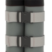 SET 4 PESI PER GAZEBO RIEMPIBILI CON SABBIA FINO A 12 KG, IN TESSUTO OXFORD 168D, 20X10X43 CM, NERO E GRIGIO