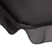Dondolo da Giardino 2 Posti con Tettuccio Regolabile, 140x110x151 cm, Marrone e Grigio