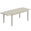 Tavolo da Giardino Allungabile per 8-10 Persone, in Alluminio e Acciaio, 154/214x85x75 cm, Grigio Chiaro