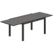 Tavolo da Giardino Tavolo da Pranzo Allungabile 140/240x90 cm Nero