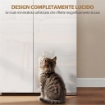 Credenza Cucina Alta 180cm, Mobile Dispensa con Ante Soft-Close, Ripiano Aperto, 2 Armadietti, Ripiani Regolabili, Mobile Cucina Moderno per Sala da Pranzo Soggiorno, Bianco Lucido