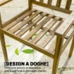 Set da Pranzo da Giardino 5 Pezzi, Tavolo e Sedie per 4 Persone, Teak