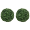 Topiarie Artificiali in Bosso con 682 Foglie, Resistente UV, Altezza 42 cm