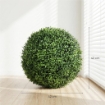 Topiarie Artificiali in Bosso con 682 Foglie, Resistente UV, Altezza 42 cm