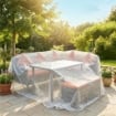Telone Impermeabile 4x6m, Robusto PE 140GSM, Resistente agli Strappi