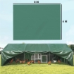 Telo Impermeabile 6 x 8m, PE Resistente agli Strappi da 90 GSM