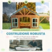 Casetta da Giardino per Bambini Finestra, Snack Bar, Mezza Porta, Portavasi, Telo Bersaglio, 4 Palline, Lavagna