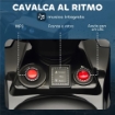QUAD ELETTRICO PER BAMBINI ATV CON BATTERIA RICARICABILE 6V, FARI LED E MUSICA, ETÀ 3-6 ANNI, BIANCO