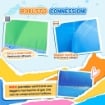 Castello Gonfiabile Trampolino 4 in 1, Scivolo, 415x205x190cm, Multicolore
