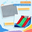 Castello Gonfiabile Trampolino 4 in 1, Scivolo, 415x205x190cm, Multicolore