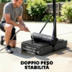 Canestro Basket Canestro da Basket Regolabile 235-305cm Infrangibile Nero