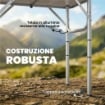 Tavolo Campeggio Pieghevole 60 cm, Picnic con Rete Strato, Nero