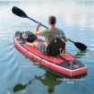 Sup Gonfiabile con Sedile, Pagaia e Accessori, in Plastica ed EVA, 335x82x15 cm, Blu e Rosa