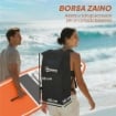 Tavola Sup Gonfiabile Stand Up Paddle Antiscivolo 320x82x15 cm, Arancione