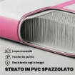 TAPPETINO GONFIABILE GINNASTICA 2.05 M CON POMPA ELETTRICA E BORSA TRASPORTO