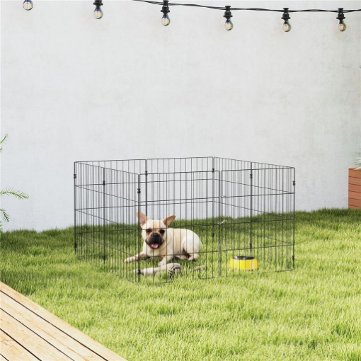 RECINTO PER CANI RECINTO ESPANDIBILE PIEGHEVOLE, 50X60 CM, NERO