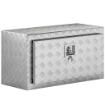 Cassetta degli Attrezzi Box Portautensili Alluminio 76x35.5x40.6cm Argento