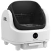 Lettiera per Gatti Autopulente con Design Aperto, Sensori di Sicurezza e Deodorante, Bianco