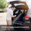 OMBRELLONE DA SPIAGGIA INCLINABILE CON ANCORA E BORSA, Ï150X185 CM, GRIGIO SCURO