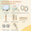 Strumenti Musicali per Bambini, Set Percussioni in Legno Montessori