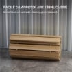 Passerella per Giardino, Vialetto in Legno di Abete Arrotolabile, 120x38 cm
