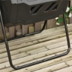 Compostiera da Giardino Girevole a 2 Sezioni con 8 Prese d'Aria, Acciaio e PP, 71x65x96 cm, Nero