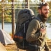 Set da Cucina per Campeggio, Kit Ultraleggero a 8 Pezzi con Manici Anti-Scottatura, Grigio
