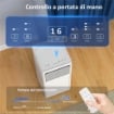 5000 BTU PORTABLE AC, 4-IN-1 UNIT: COOLING, DEHUMIDIFYING, FAN, SLEEP MODE