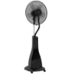 Ventilatore Nebulizzatore con Serbatoio 3L, 3 ModalitÓ e 3 VelocitÓ, 44.5x38.5x120 cm, Nero