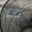 Ventilatore a Piantana con Telecomando, Altezza Regolabile, 3 VelocitÓ, Angolo di Inclinazione Regolabile, in Metallo, Nero