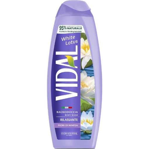 VIDAL BAGNO DOCCIA RILASSANTE WHITE LOTUS - FIORI DI NINFEA 500ML