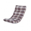 CUSCINO IMBOTTITO MARRONE SCOZZESE PER RICAMBIO POLTRONA RELAX COMODONA IN LEGNO