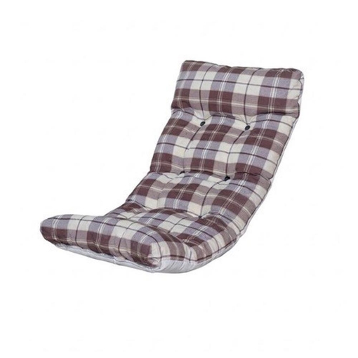CUSCINO IMBOTTITO MARRONE SCOZZESE PER RICAMBIO POLTRONA RELAX COMODONA IN LEGNO