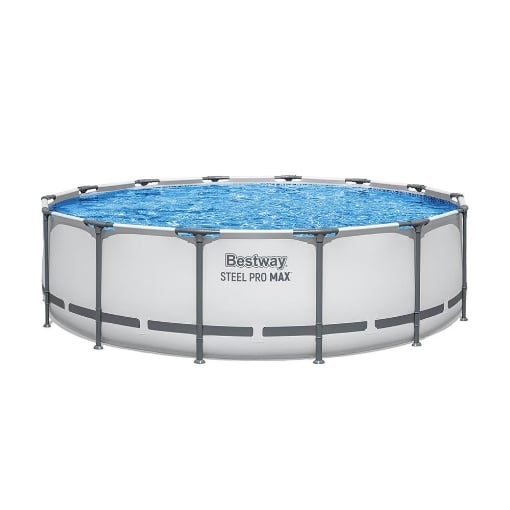 BESTWAY PISCINA STEEL PRO MAX ROTONDA, DIMENSIONI CM427X107, 13.030LT POMPA FILTRO/CARTUCCIA