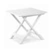 MAURY'S ANIENE TAVOLO PIEGHEVOLE RESINA BIANCO 80X72X70 CM