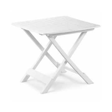 MAURY'S ANIENE TAVOLO PIEGHEVOLE RESINA BIANCO 80X72X70 CM