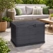 MAURY'S BAULE CASSAPANCA 170 LT DA ESTERNO IN RESINA 78LX55PX52H CM ANTRACITE