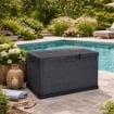 MAURY'S BAULE CASSAPANCA 170 LT DA ESTERNO IN RESINA 78LX55PX52H CM ANTRACITE