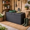 MAURY'S BAULE CASSAPANCA 170 LT DA ESTERNO IN RESINA 78LX55PX52H CM ANTRACITE