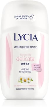 DETERGENTE INTIMO LYCIA FORMULA DELICATA PH4.5 CON AZIONE EMOLIENTE - 200ML