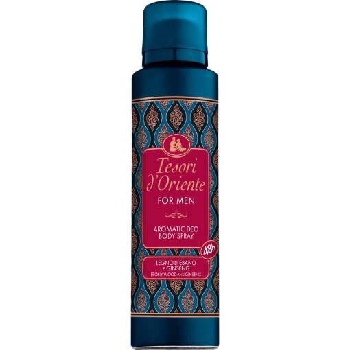 TESORI D'ORIENTE DEODORANTE SPRAY FOR MEN - FRAGRANZA EBANO E GINSENG 48H 150ML