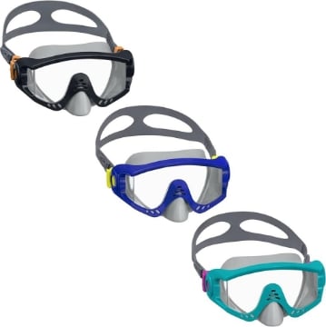 BESTWAY MASCHERA SUBACQUEA TIGER BEACH 14+ ANNI - COLORAZIONE ASSORITITA 
