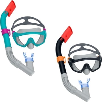 BESTWAY SET SNORKELING SPARK WAVE MASCHERA + BOCCAGLIO - COLORE ASSORTITO