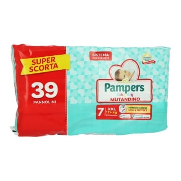 PANNOLINI PAMPERS BABY-DRY MUTANDINO XXL TG7 - 39PZ 