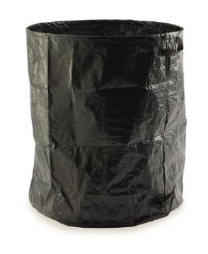 SACCO RACCOGLIFOGLIE POP UP CON MANIGLIE IN POLIETILENE COLORE NERO 280LT